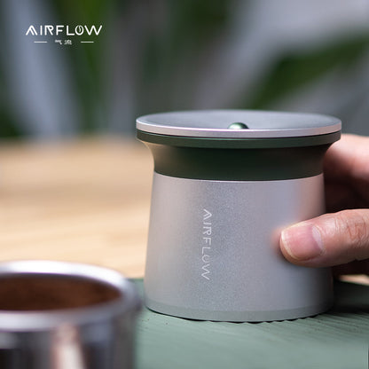 Coffee powder dispenser, coffee grinder, powder container