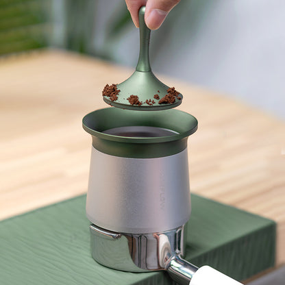Coffee powder dispenser, coffee grinder, powder container